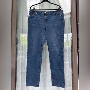 J. Jill Blue Straight Leg Jeans Classic Fit